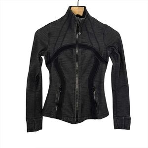 Lululemon Full Zip Define Jacket in Black/Gray 2